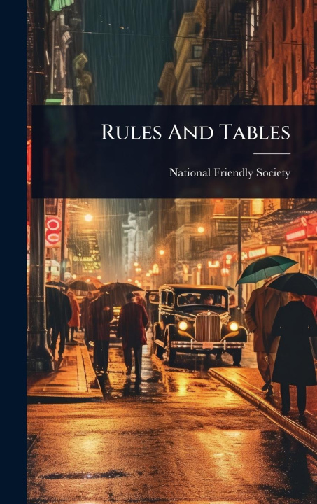 Kniha Rules And Tables 