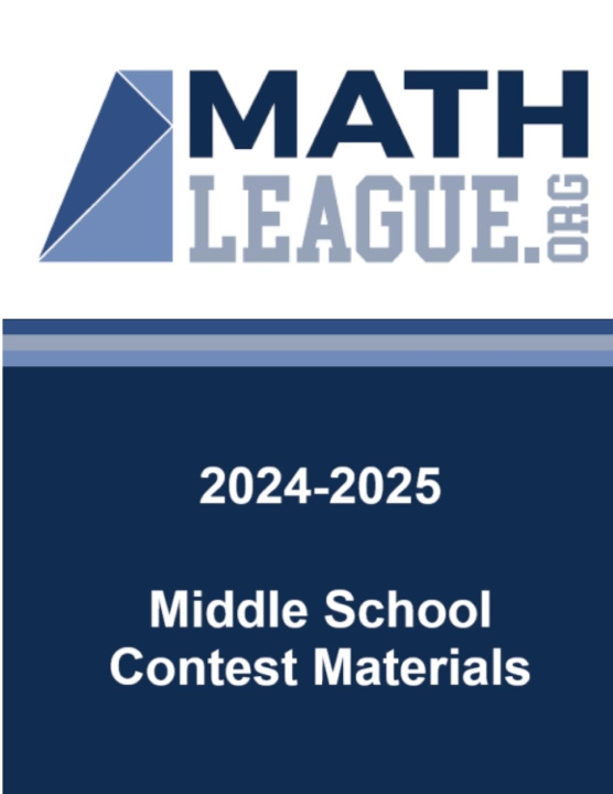Knjiga 2024-2025 Middle School Contest Materials Tim Sanders