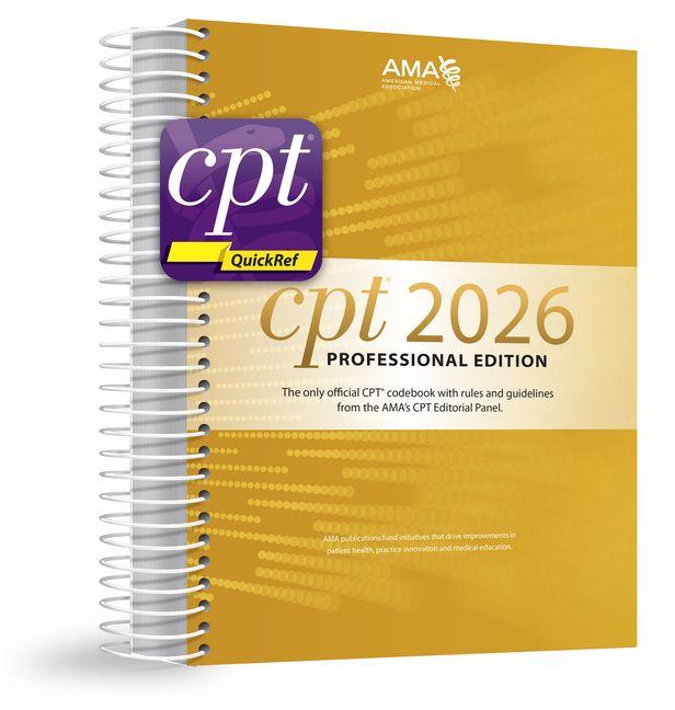 Kniha CPT Professional 2026 and CPT Quickref App Bundle 