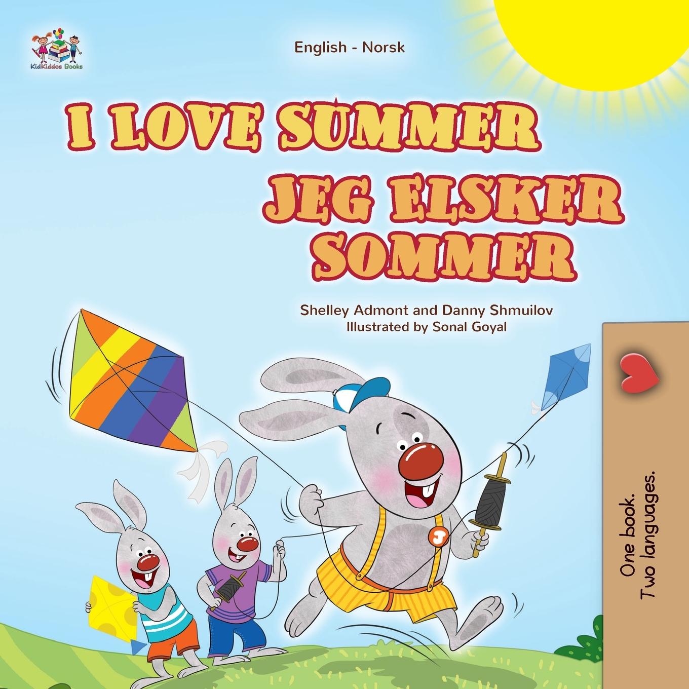 Kniha I Love Summer (English Norwegian Bilingual Children's Book) Danny Shmuilov