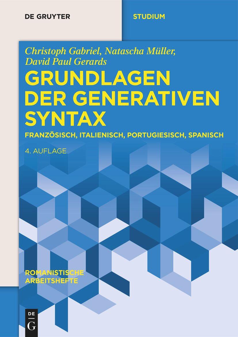 Kniha Grundlagen der generativen Syntax Natascha Müller