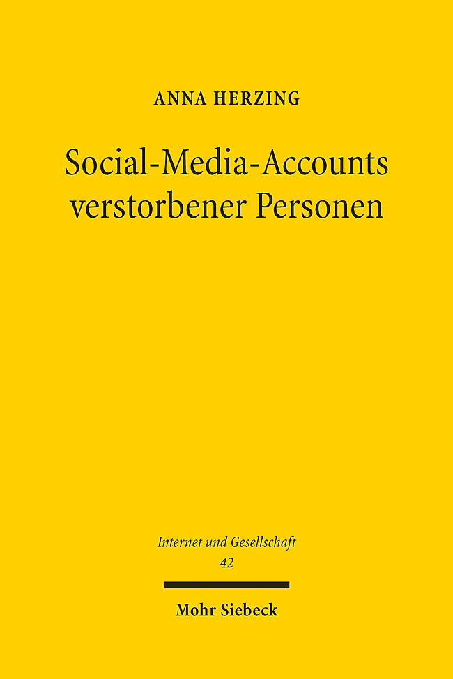 Livro Social-Media-Accounts verstorbener Personen Anna Herzing