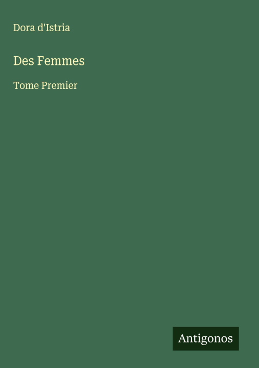Kniha Des Femmes 