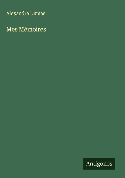 Kniha Mes Mémoires 