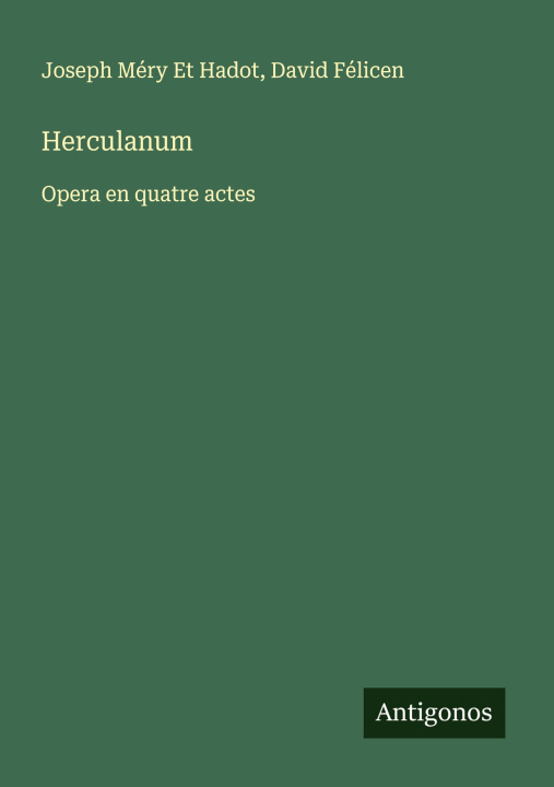 Kniha Herculanum David Félicen