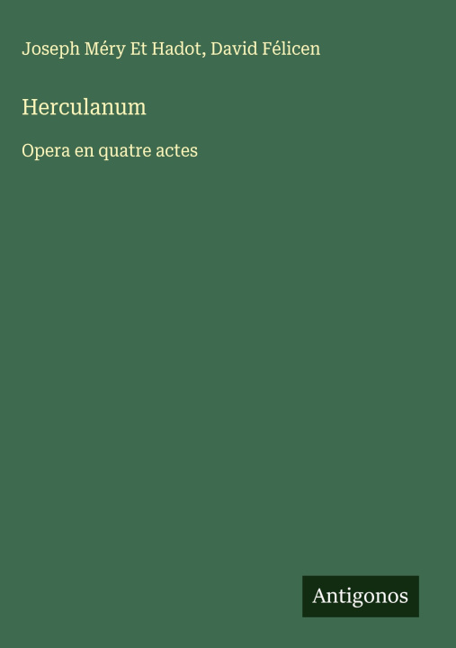 Kniha Herculanum David Félicen
