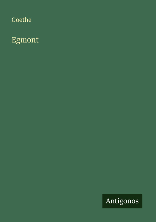 Kniha Egmont Goethe