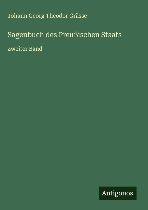 Knjiga Sagenbuch des Preußischen Staats 