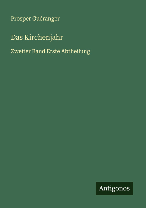 Knjiga Das Kirchenjahr 