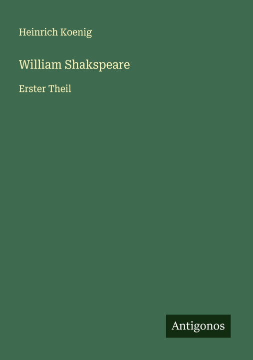 Kniha William Shakspeare 