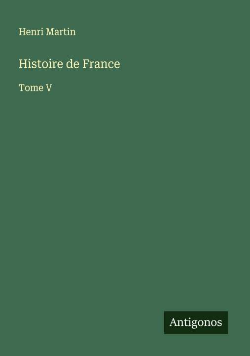Kniha Histoire de France 