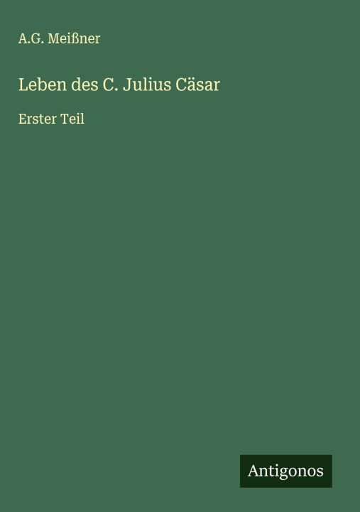 Kniha Leben des C. Julius Cäsar 
