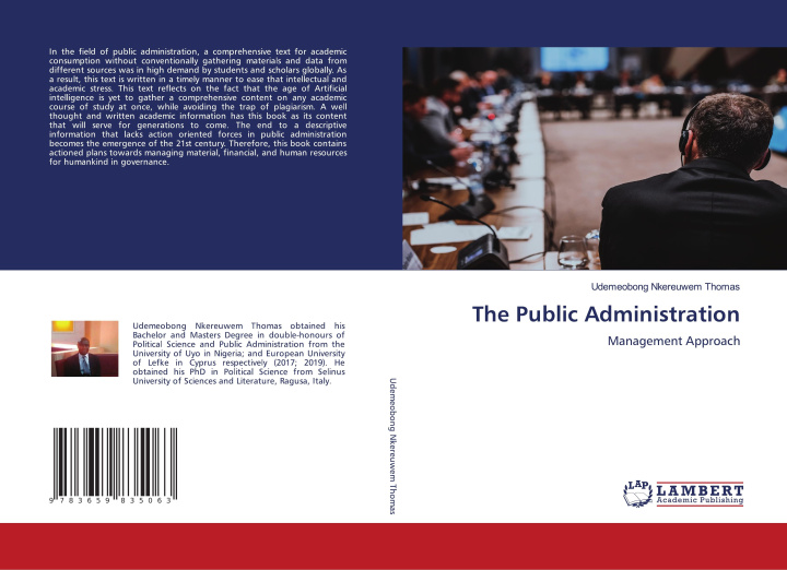 Kniha The Public Administration UDEMEOBONG NKEREUWEM THOMAS