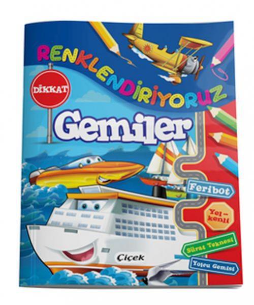 Kniha Renklendiriyoruz Gemiler 