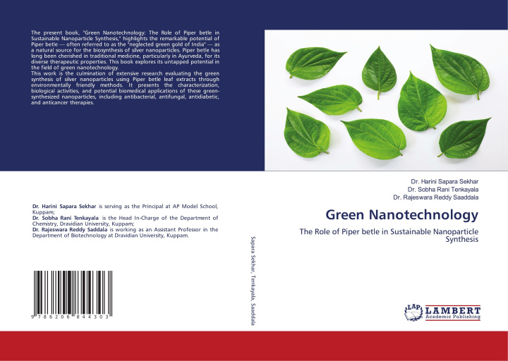 Kniha Green Nanotechnology Sobha Rani Tenkayala