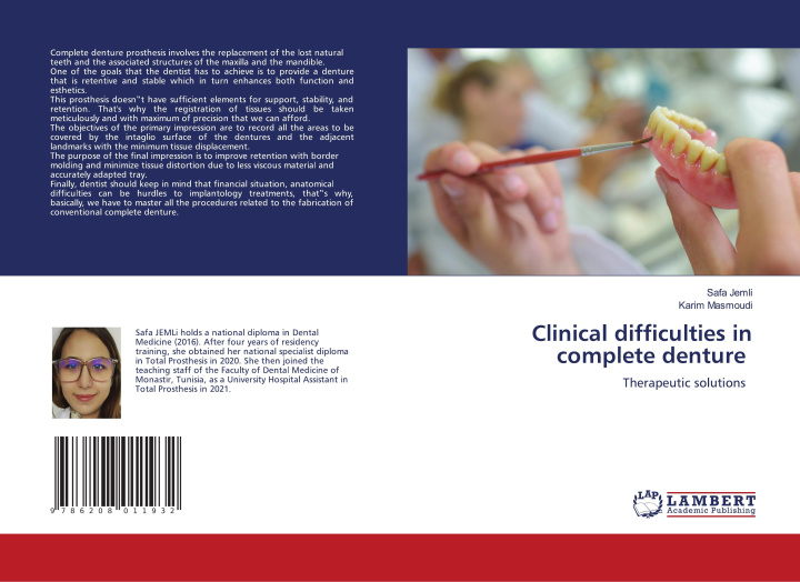 Knjiga Clinical difficulties in complete denture Karim Masmoudi
