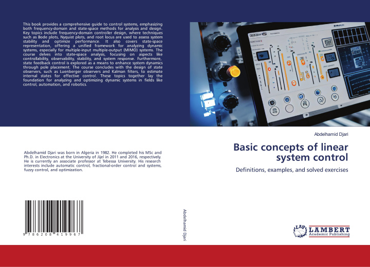 Kniha Basic concepts of linear system control Abdelhamid Djari