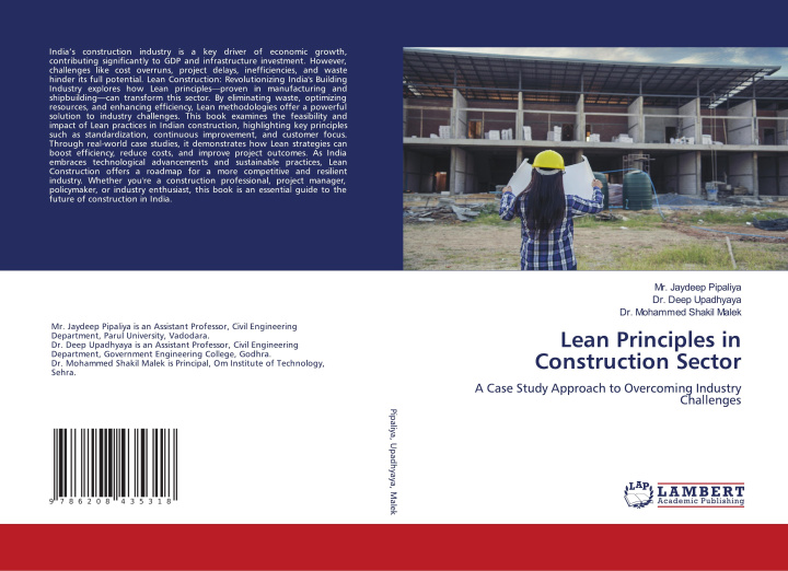 Kniha Lean Principles in Construction Sector Deep Upadhyaya