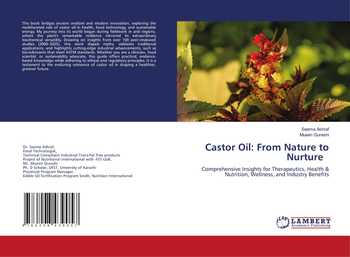 Kniha Castor Oil: From Nature to Nurture Mueen Qureshi