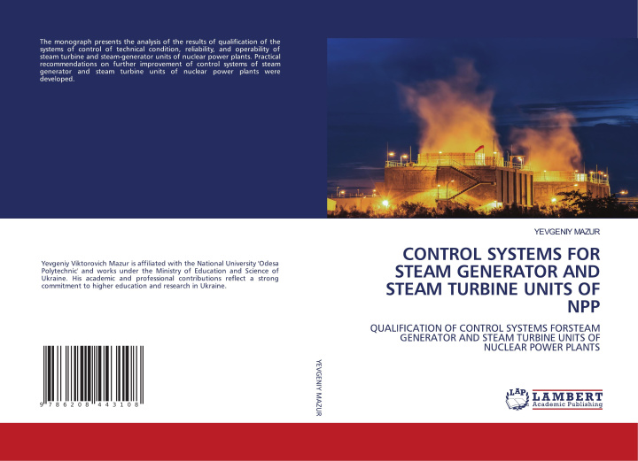 Kniha CONTROL SYSTEMS FOR STEAM GENERATOR AND STEAM TURBINE UNITS OF NPP YEVGENIY MAZUR