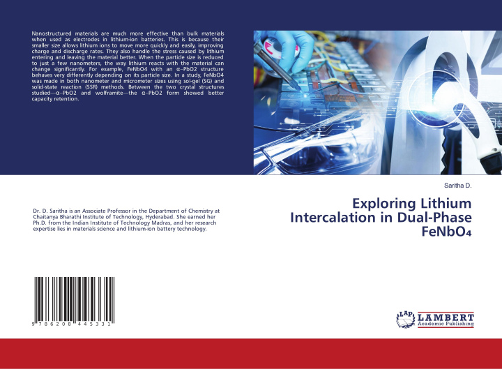 Kniha Exploring Lithium Intercalation in Dual-Phase FeNbO? Saritha D.