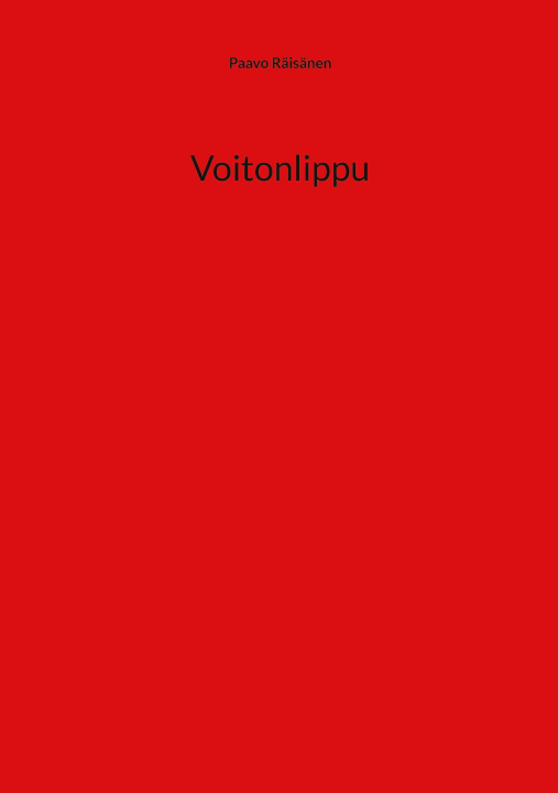 Kniha Voitonlippu Paavo Räisänen