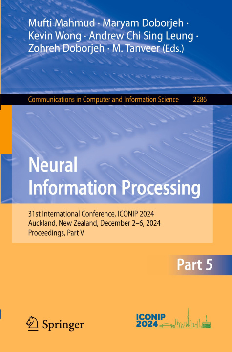 Kniha Neural Information Processing Maryam Doborjeh