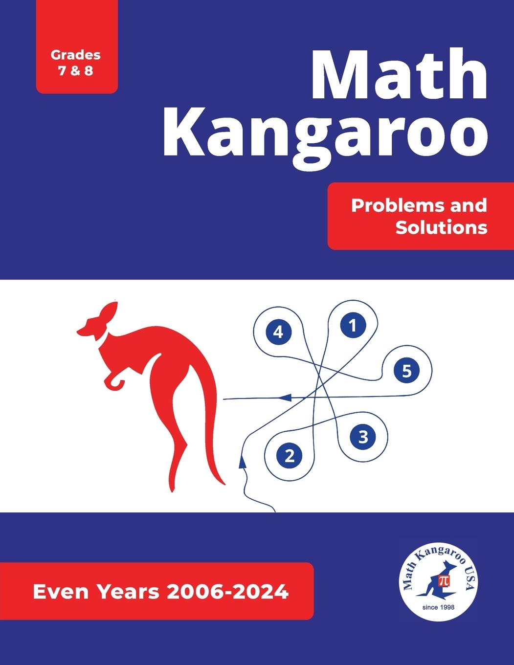 Boek Math Kangaroo Problems and Solutions - Grades 7 & 8 - Even Years Math Kangaroo USA