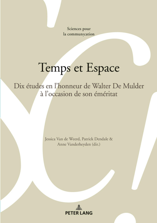 Buch Temps et Espace Marie-José Béguelin