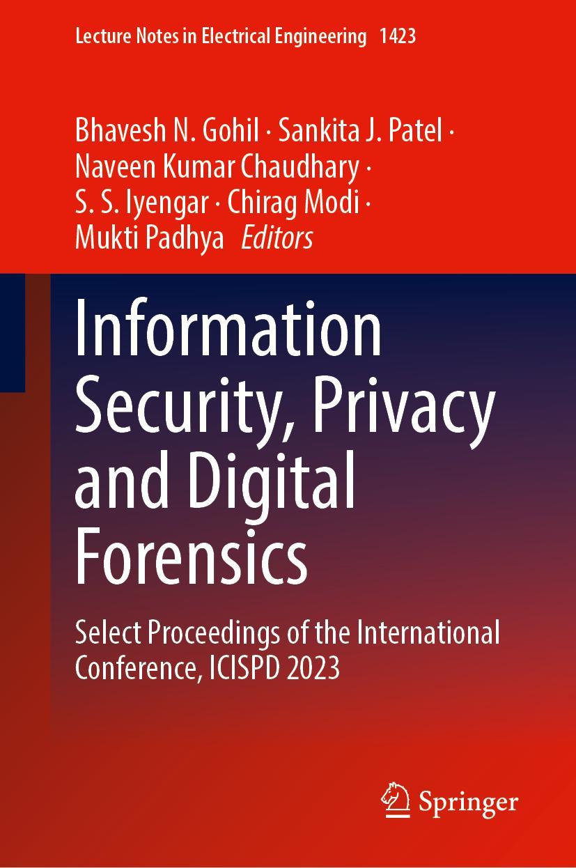 Kniha Information Security, Privacy and Digital Forensics Bhavesh N. Gohil