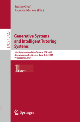 Kniha Generative Intelligence and Tutoring Systems Sabine Graf