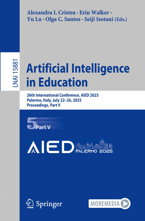 Kniha Artificial Intelligence in Education Alexandra I. Cristea