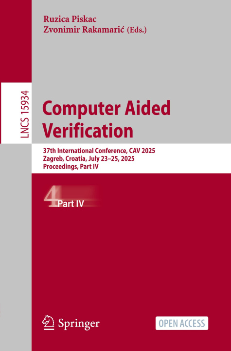 Knjiga Computer Aided Verification Ruzica Piskac