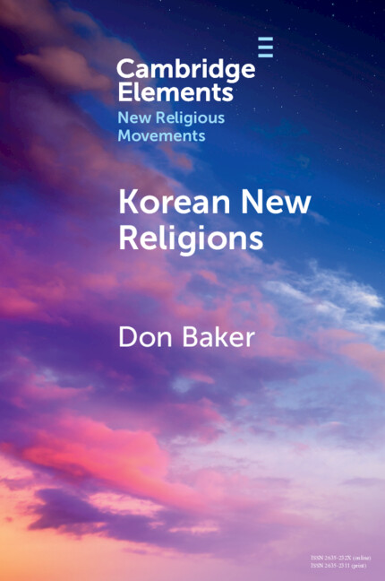 Livro Korean New Religions Don Baker