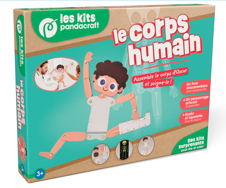 Knjiga Le corps humain - Kit Pandacraft dès 3 ans 