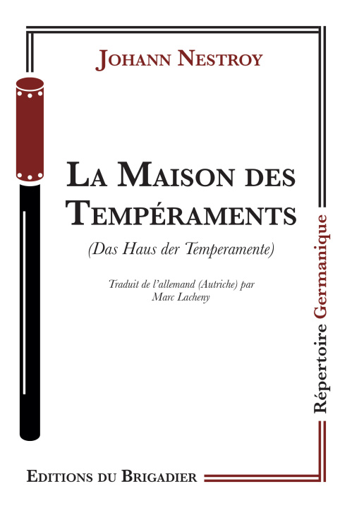 Kniha La Maison des Tempéraments Nestroy