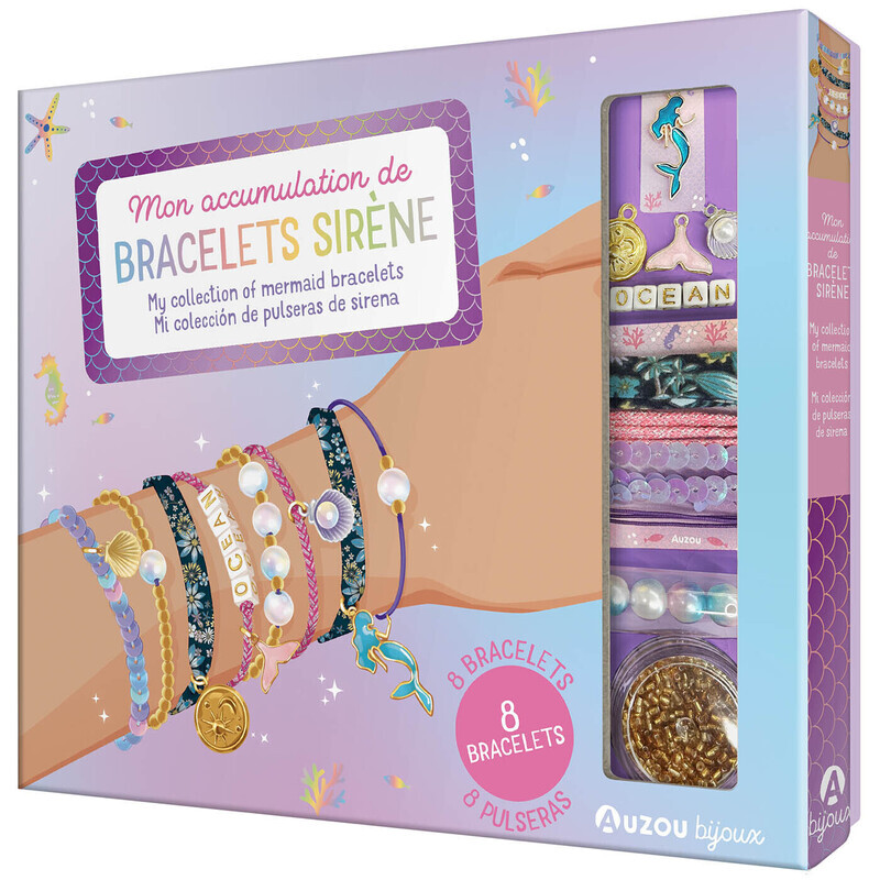 Kniha Mon accumulation de bracelets sirène - 8 bracelets ! 
