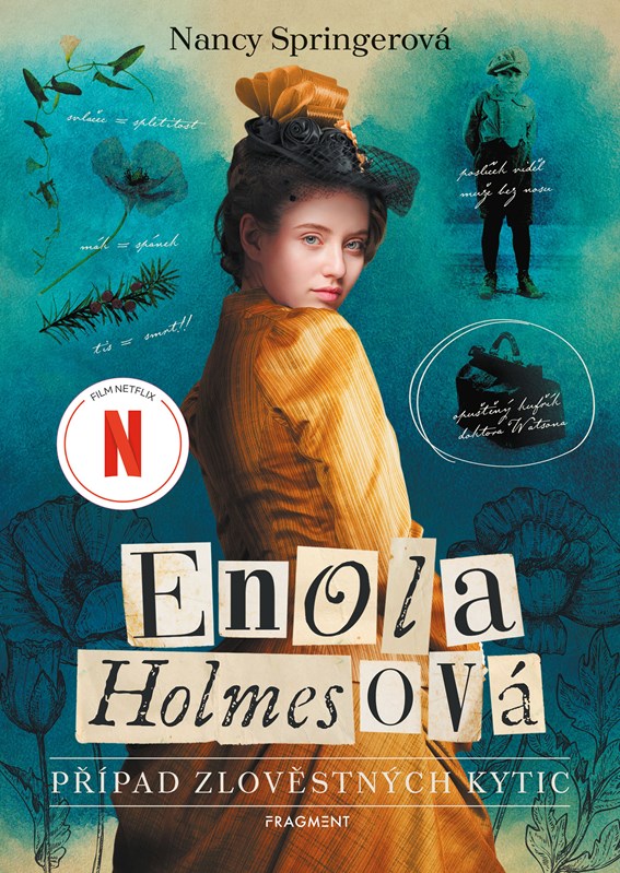 Kniha Enola Holmesová - Případ zlověstných kytic Nancy Springerová