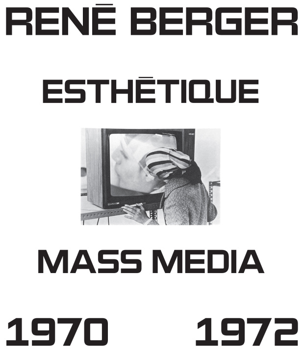 Kniha Esthétique et mass media Berger