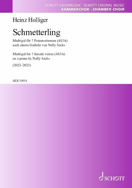Tlačovina Schmetterling Heinz Holliger