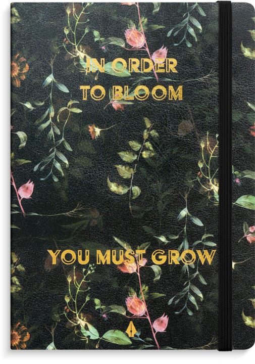 Kniha Burde Notizbuch Deluxe A5 Flower 