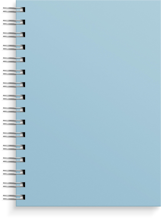 Knjiga Burde Notizbuch A5 blau 