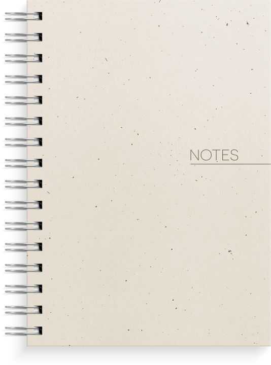 Kniha Burde Notizbuch A5 beige 