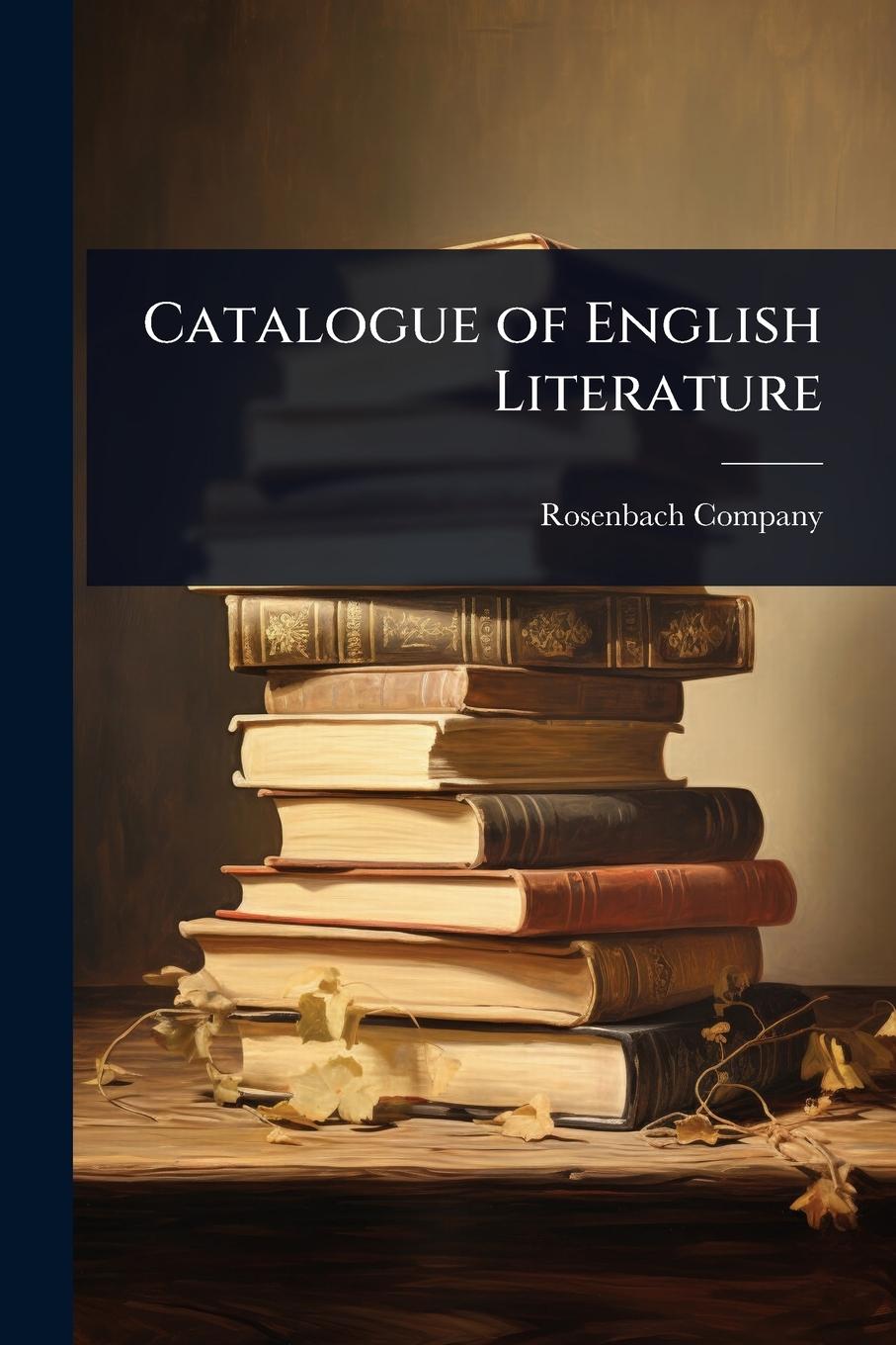 Kniha Catalogue of English Literature 