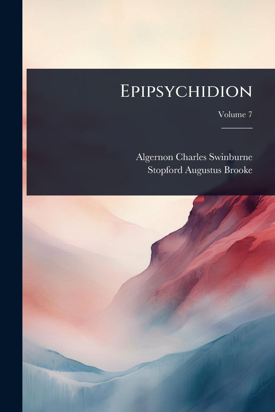 Kniha Epipsychidion Stopford Augustus Brooke