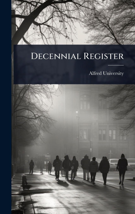 Kniha Decennial Register 