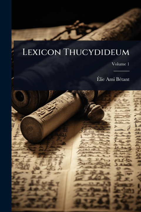 Kniha Lexicon Thucydideum 
