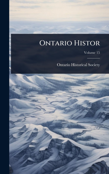 Kniha Ontario Histor 
