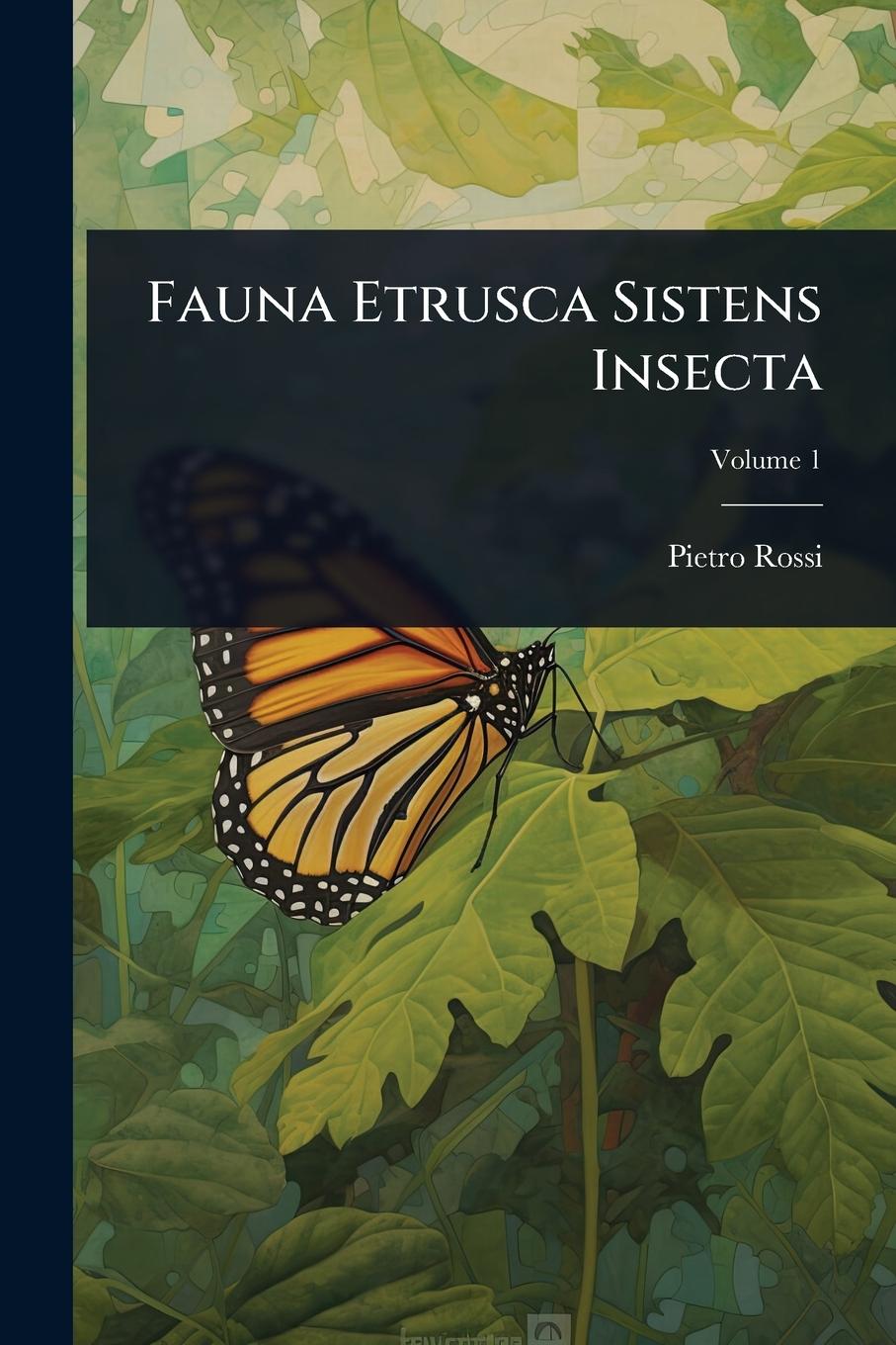 Kniha Fauna Etrusca Sistens Insecta 