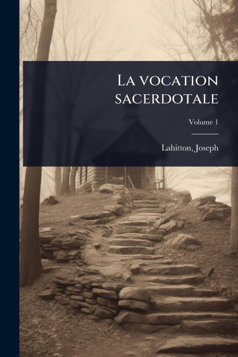 Kniha La vocation sacerdotale 
